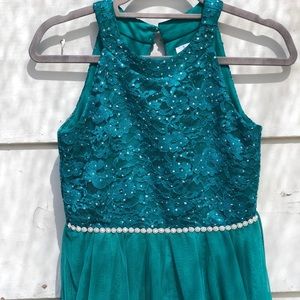 Turquoise Green Dress